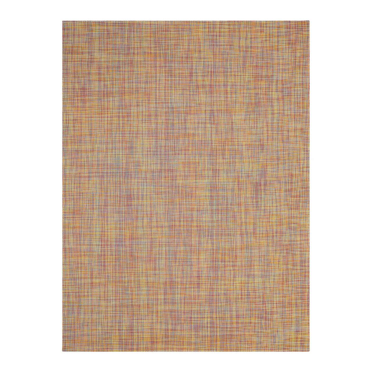 Mini Basketweave Woven Floor Mat | Confetti