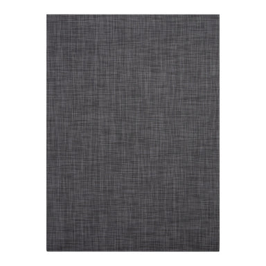 Chilewich Mini Basketweave Woven Floor Mat in Cool Grey, durable indoor and outdoor vinyl rug