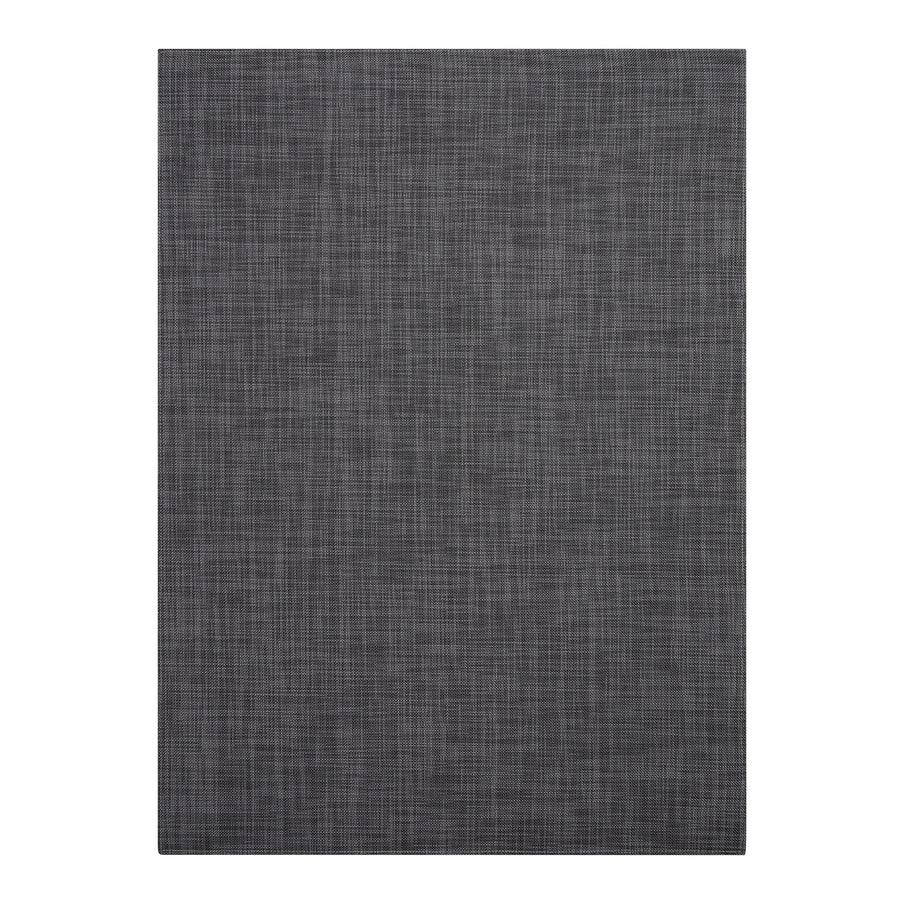 Mini Basketweave Woven Floor Mat | Cool Grey
