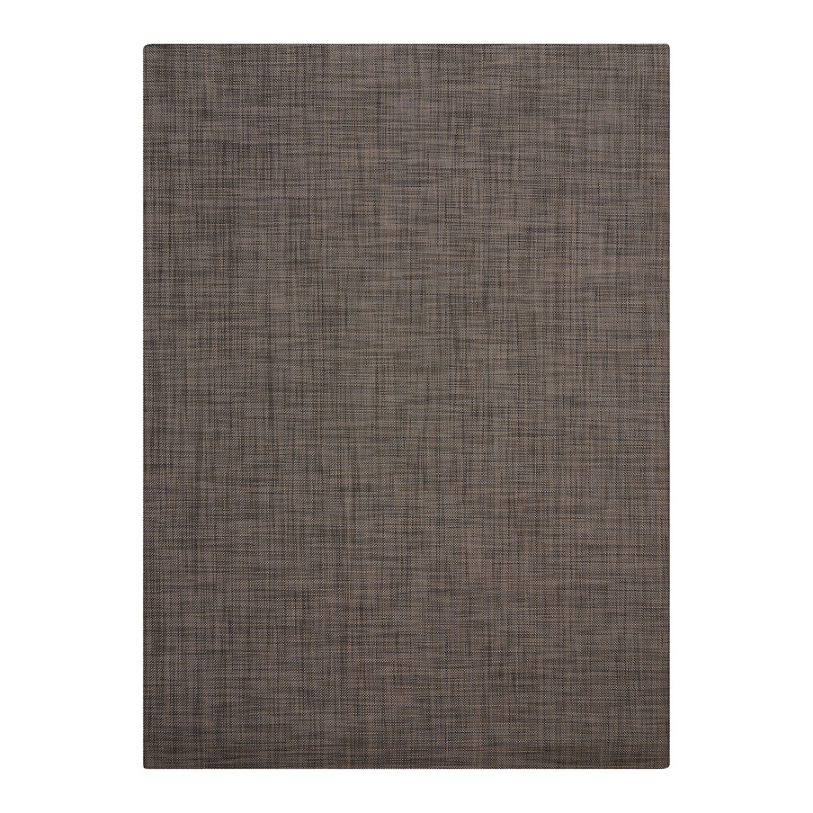 Mini Basketweave Woven Floor Mat | Dark Walnut