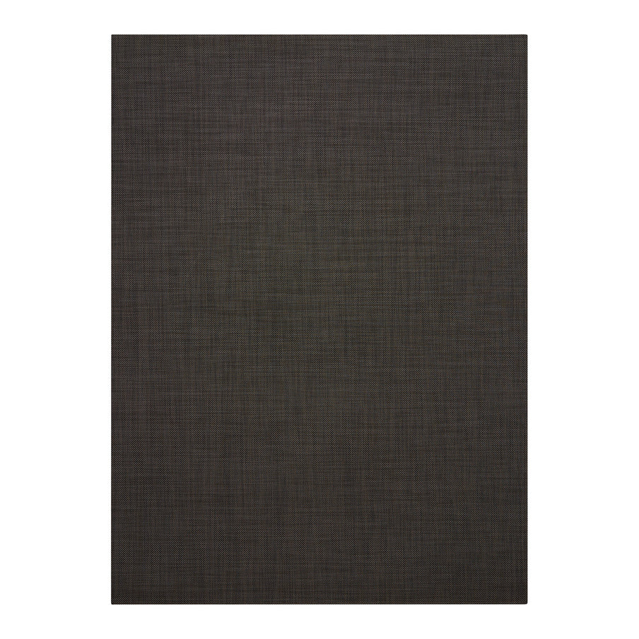 Mini Basketweave Woven Floor Mat | Espresso