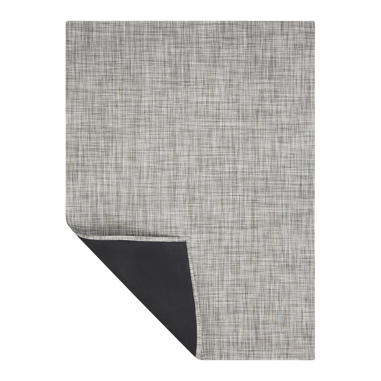 Mini Basketweave Woven Floor Mat | Gravel