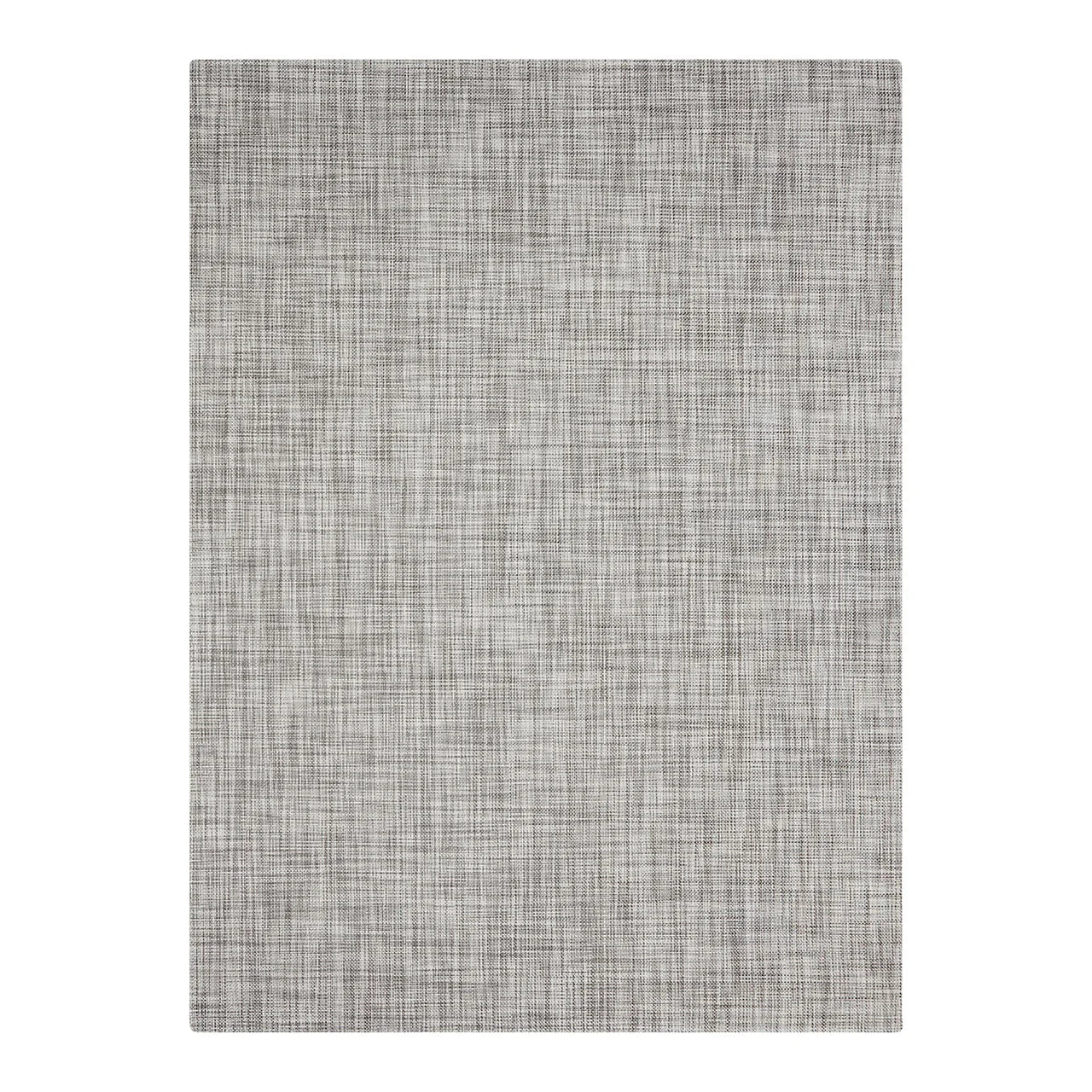 Mini Basketweave Woven Floor Mat | Gravel