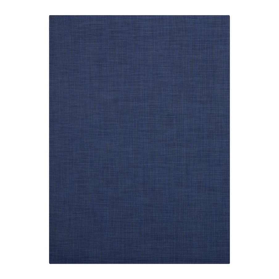 Mini Basketweave Woven Floor Mat | Indigo
