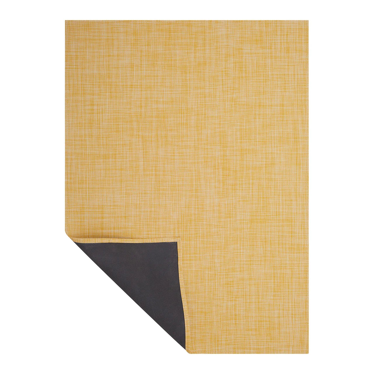 Mini Basketweave Woven Floor Mat | Ochre