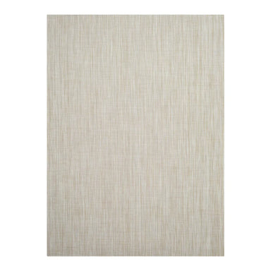 Chilewich Mini Basketweave Woven Floor Mat in Parchment, durable indoor outdoor vinyl rug