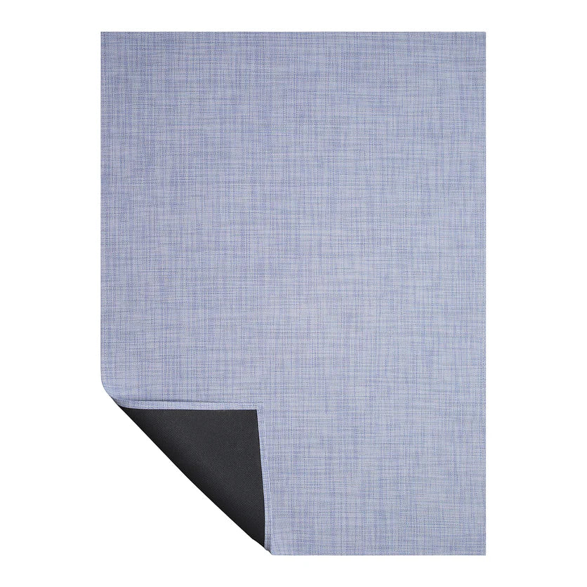 Chilewich Mini Basketweave Woven Floor Mat - Periwinkle