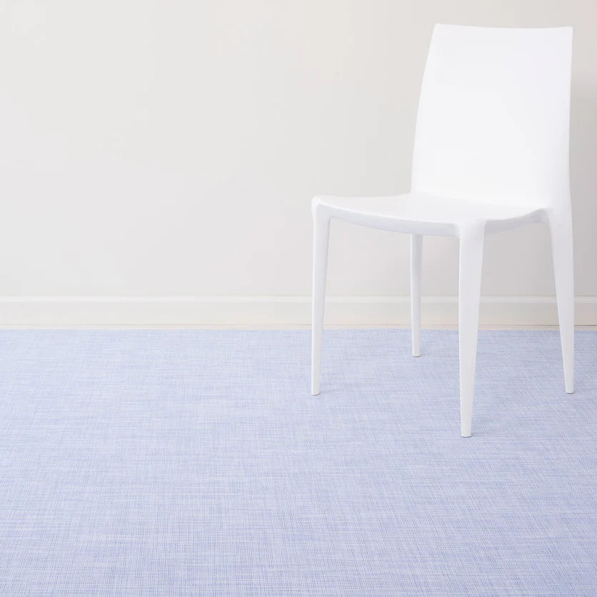 Chilewich Mini Basketweave Woven Floor Mat - Periwinkle