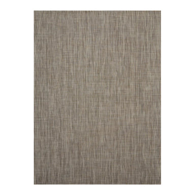 Mini Basketweave Woven Floor Mat in Soapstone by Chilewich, durable indoor-outdoor vinyl rug