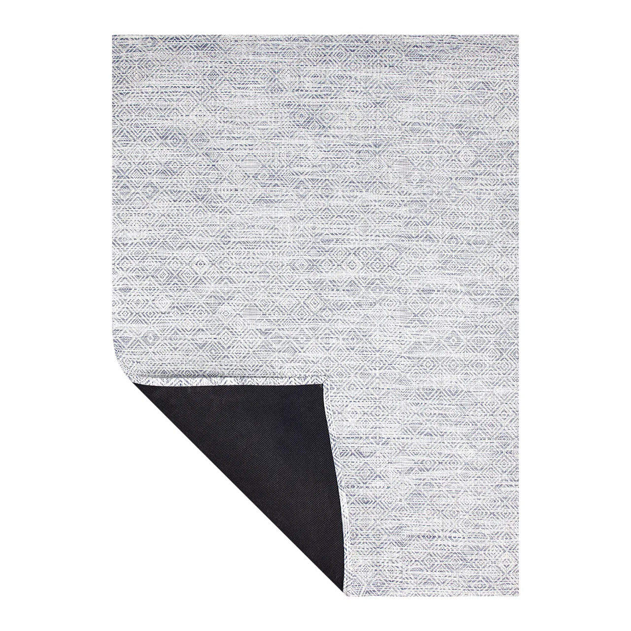 Mosaic Woven Floor Mat | Blue