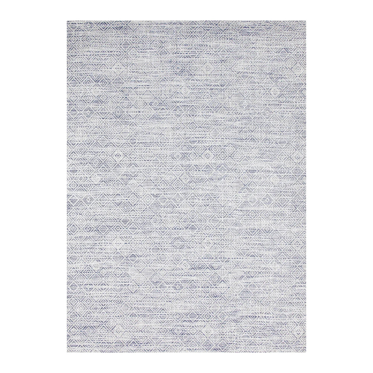 Mosaic Woven Floor Mat | Blue