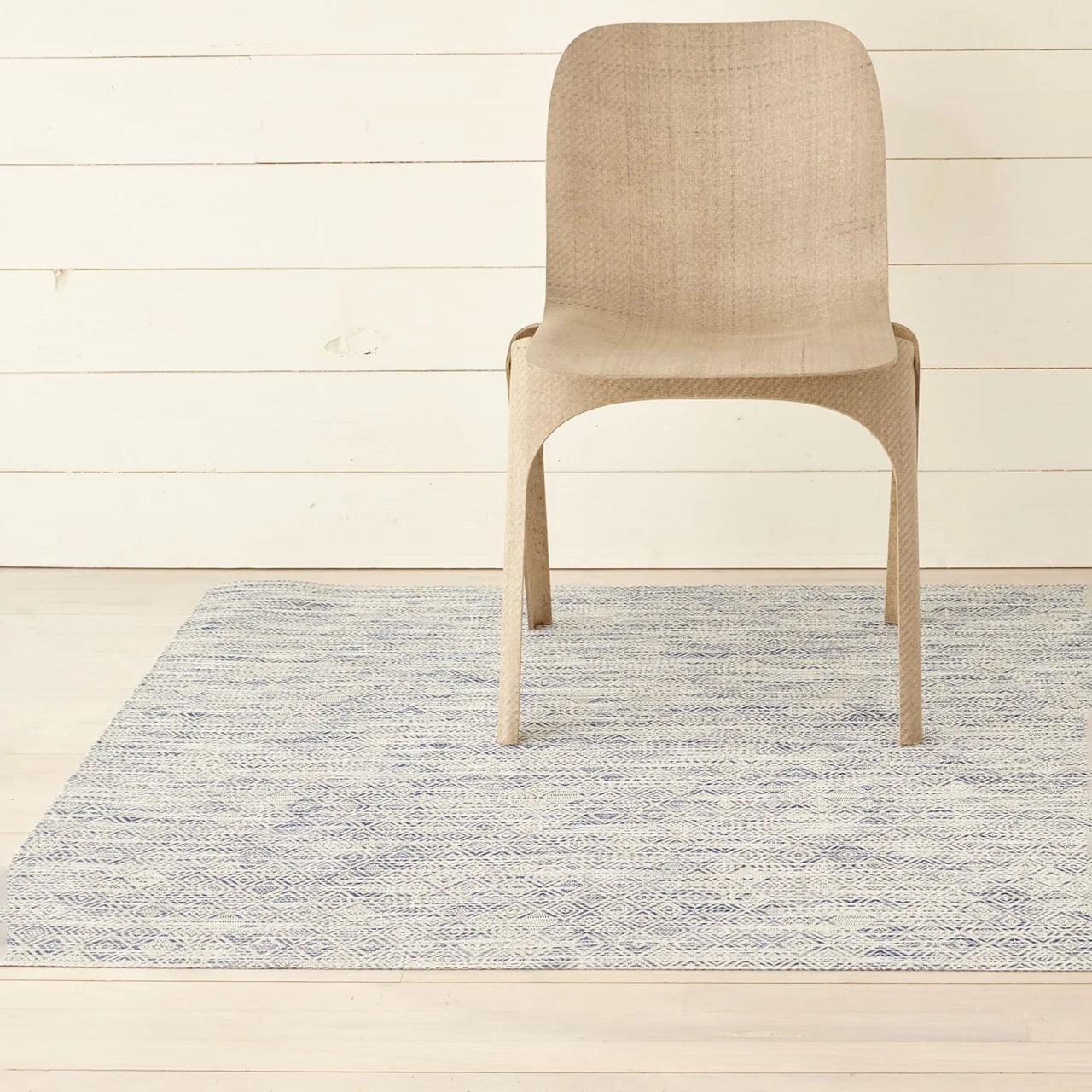 Mosaic Woven Floor Mat | Blue
