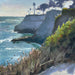 ocean cliffs oil painting