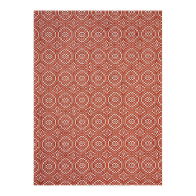 Chilewich Overshot Woven Floor Mat -Paprika