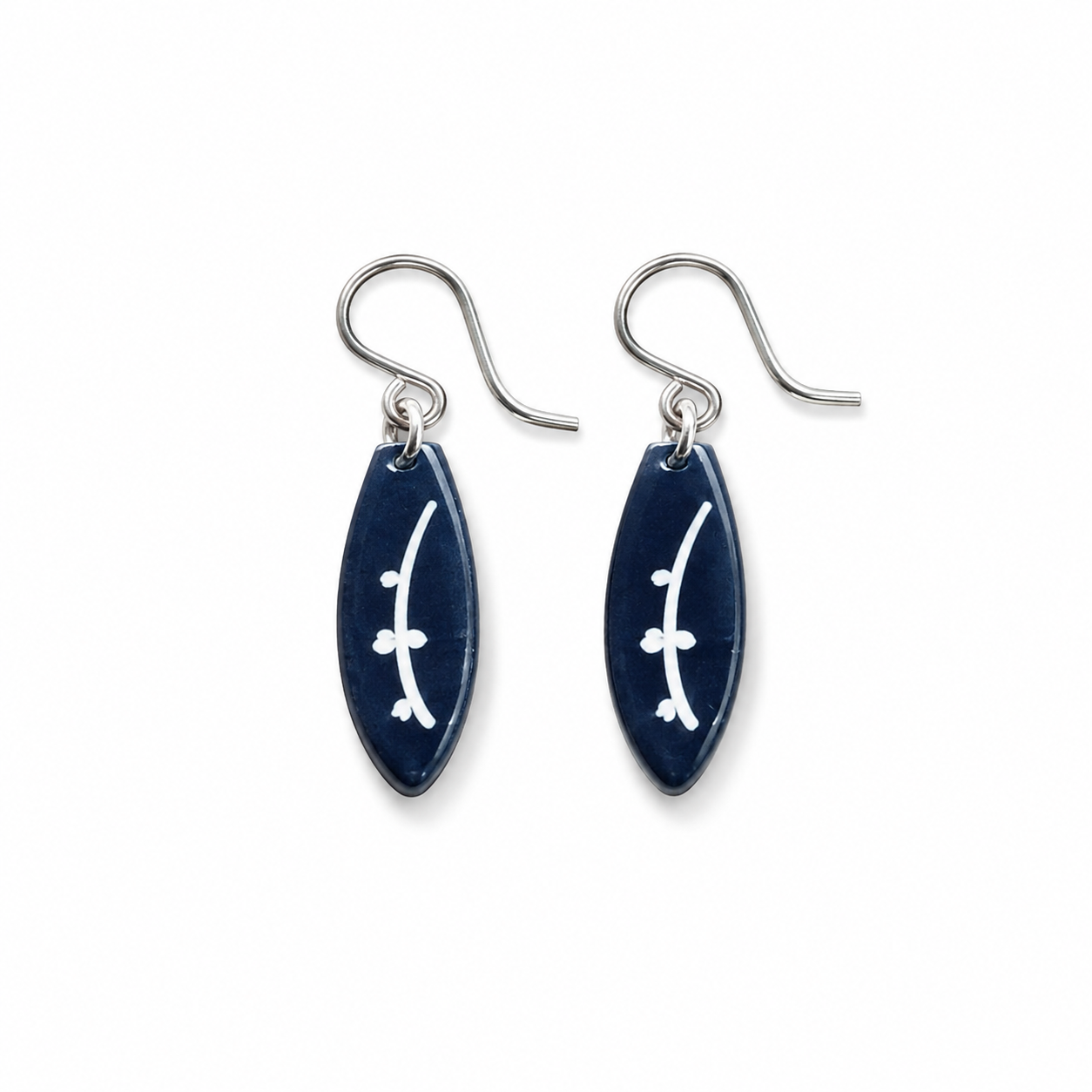Botanical Cyanotype Earrings