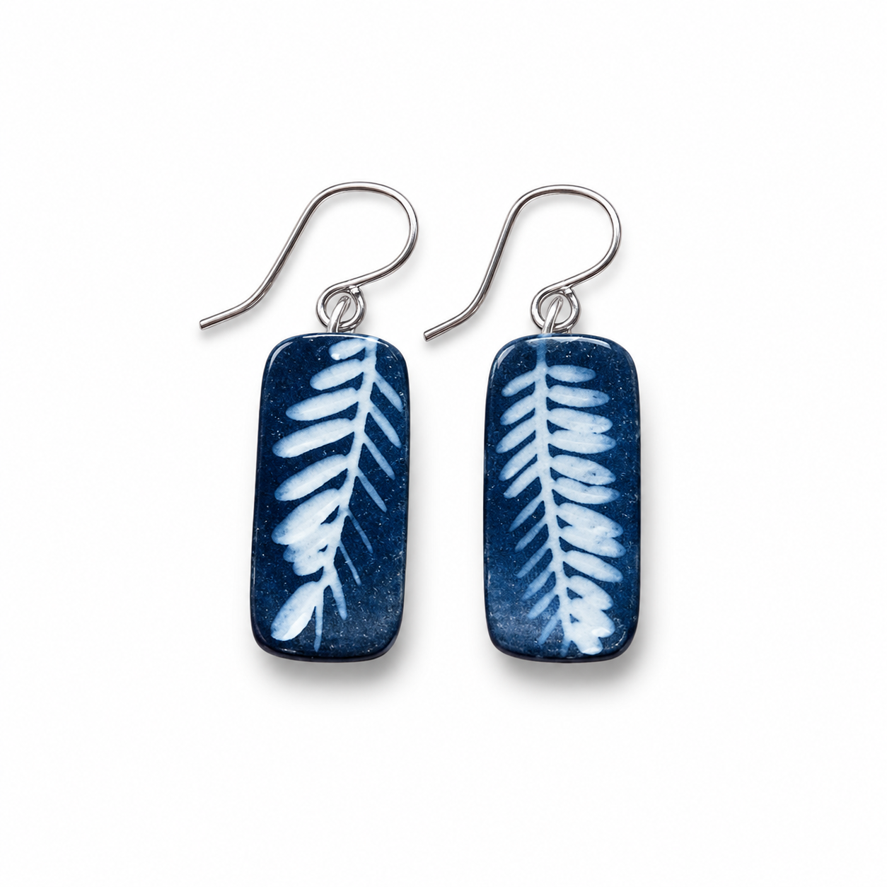 Botanical Cyanotype Earrings