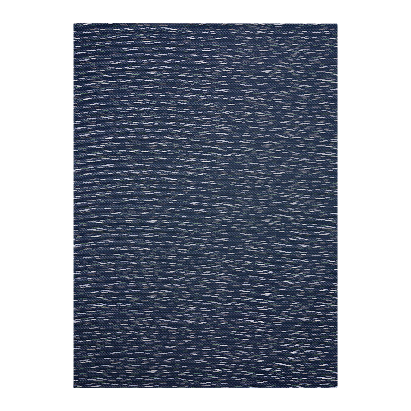 Chilewich Pepper woven floor mat in Indigo