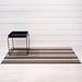 Chilewich Pleat Stripe Shag Mat - Oyster
