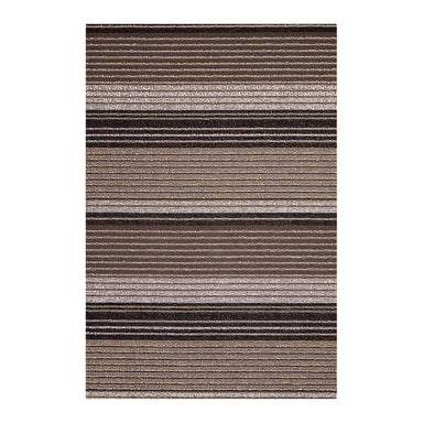 Chilewich Pleat Stripe Shag Mat - Oyster