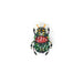 Rainbow Scarab Brooch hand-embroidered brooch by Trovelore