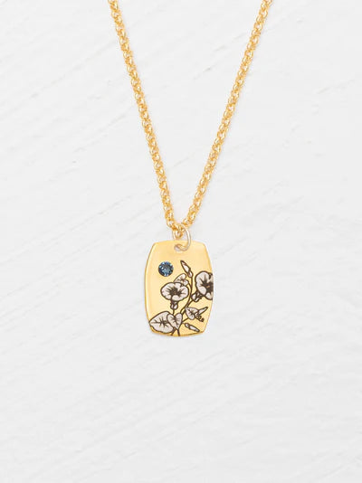 Birth Flower Necklace
