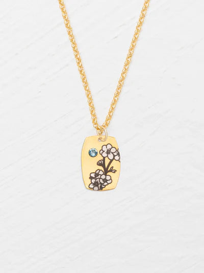 Birth Flower Necklace