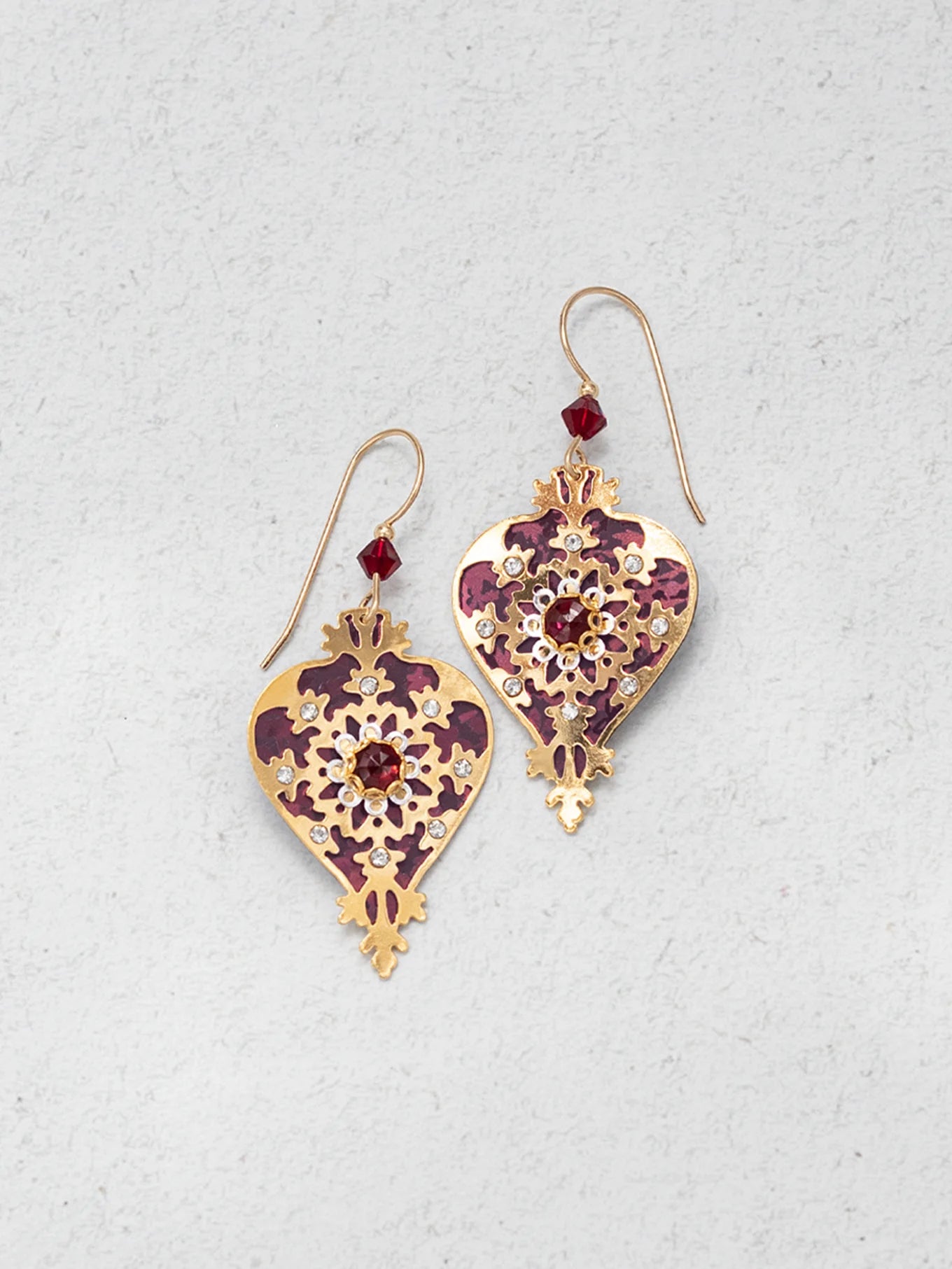 Royal Heart Earrings