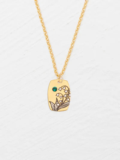 Birth Flower Necklace