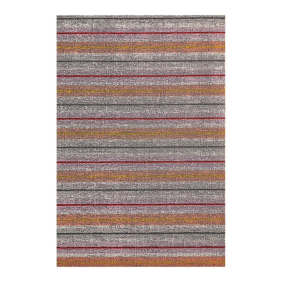 Ribbon Stripe Shag Mat | Bon Bon