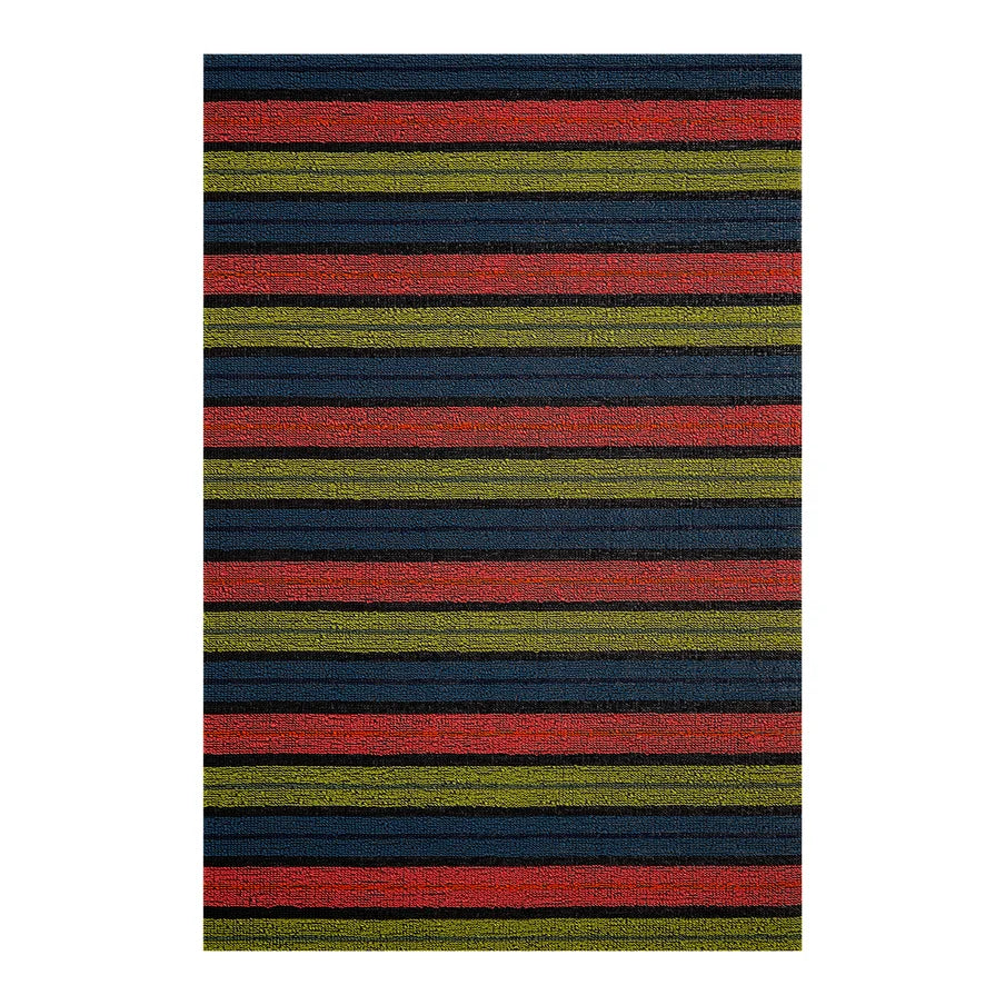 Ribbon Stripe Shag Mat | Limelight