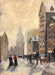 New York winter oil painting