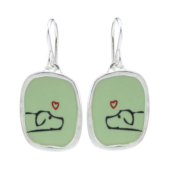 Enamel Dog Earrings | Assorted