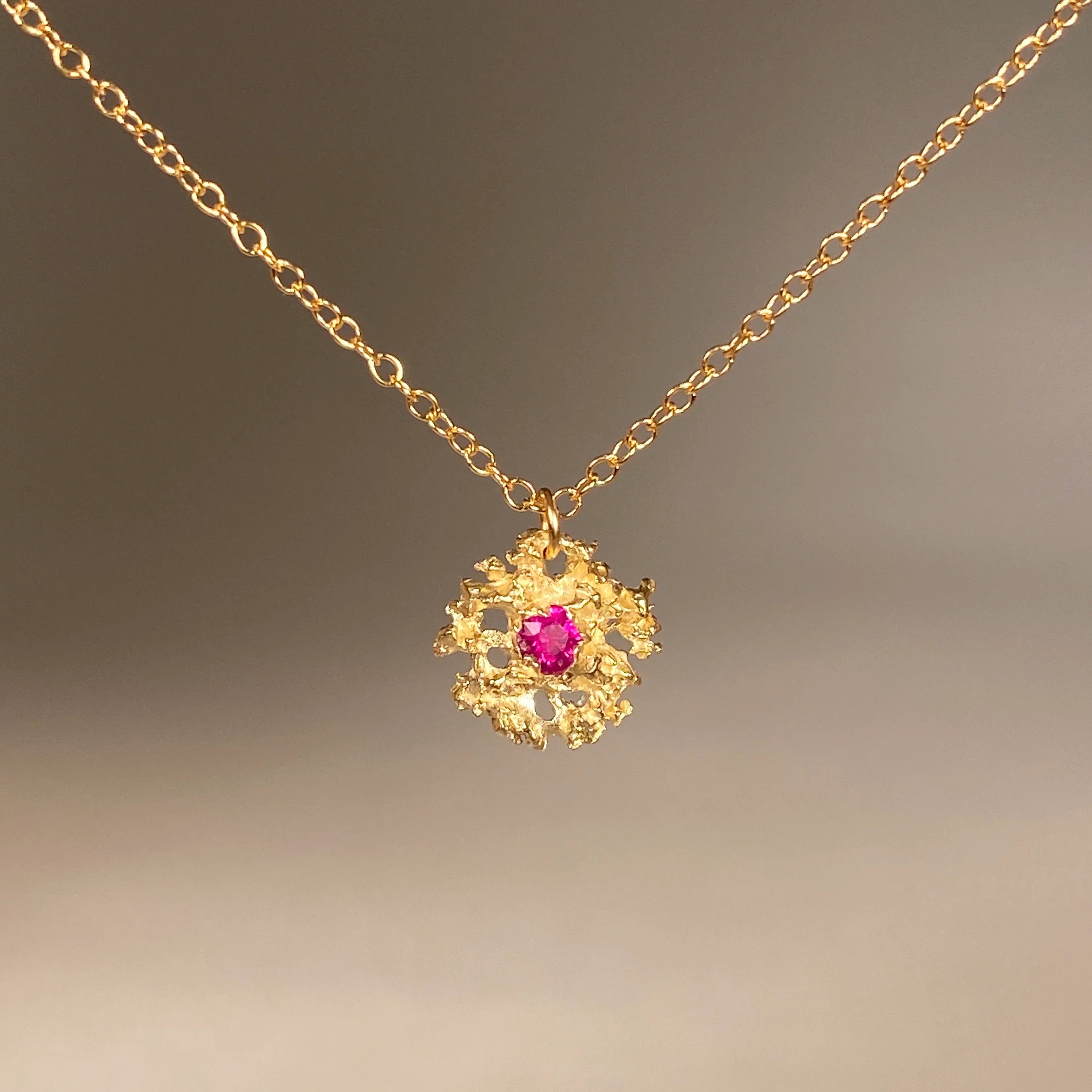 Star 14k Yellow Gold Necklace