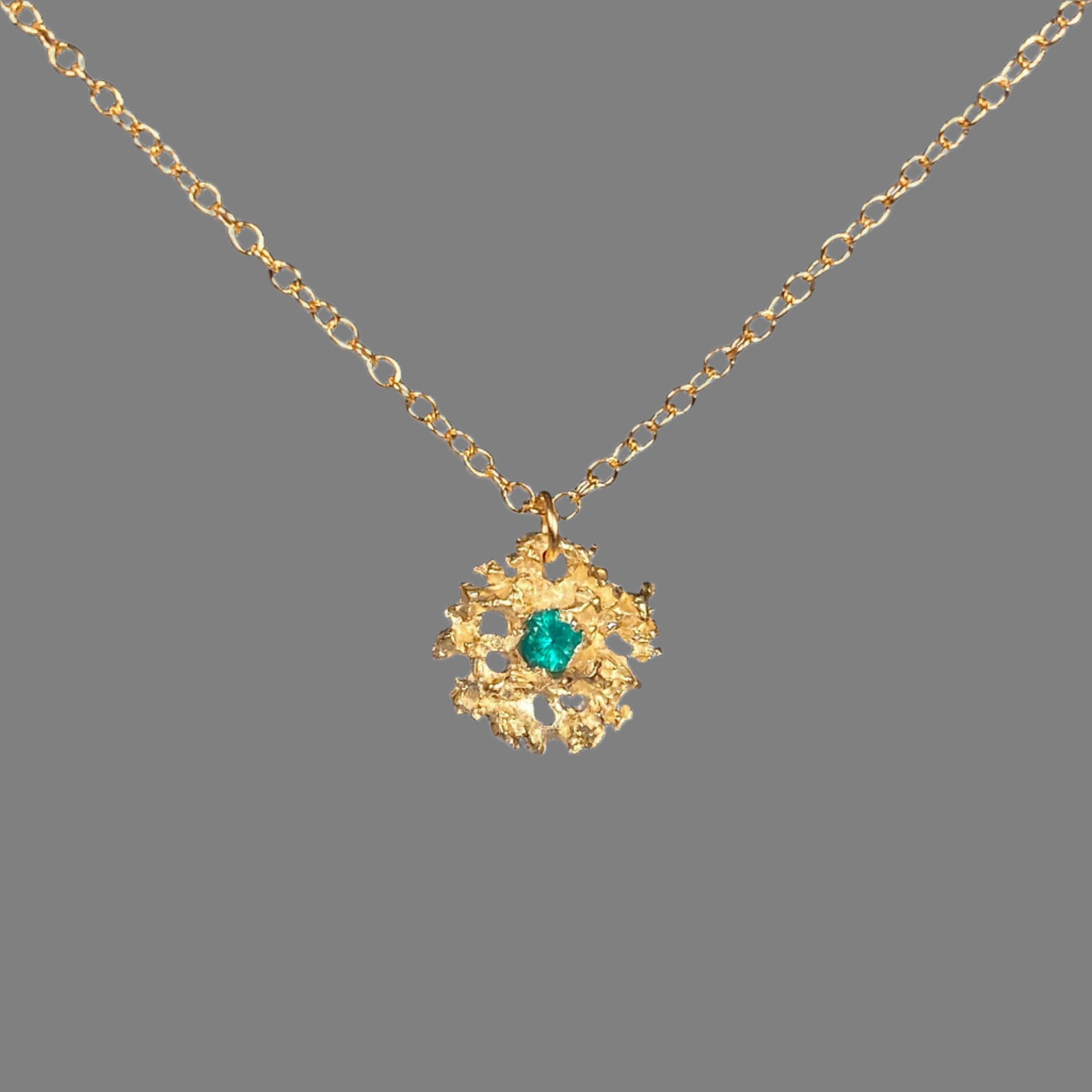 Star 14k Yellow Gold Necklace
