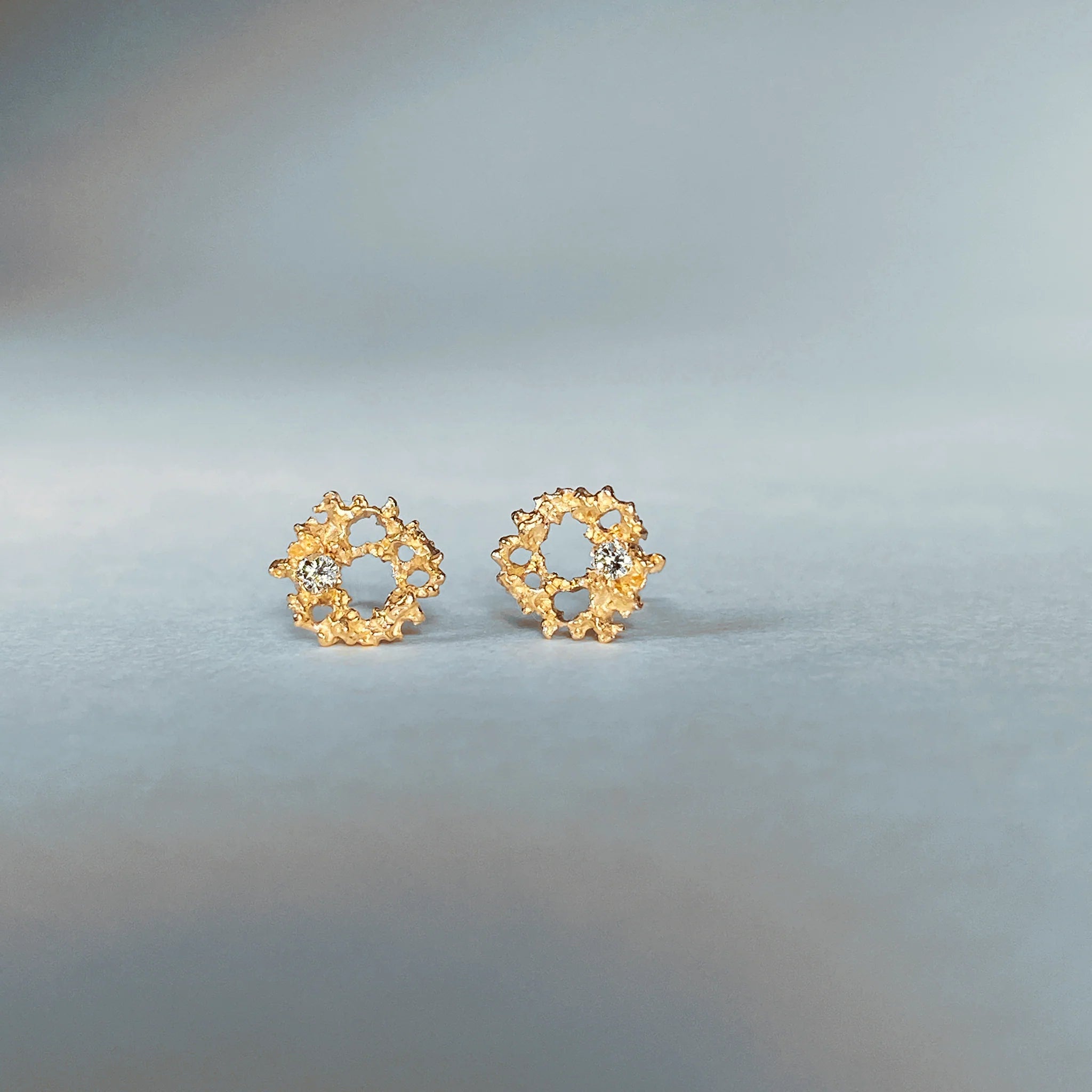 Supernova Diamond Post Earrings