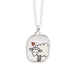 sheep with heart necklace