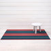 Chilewich Bolt Stripe Shag Mat - Raspberry