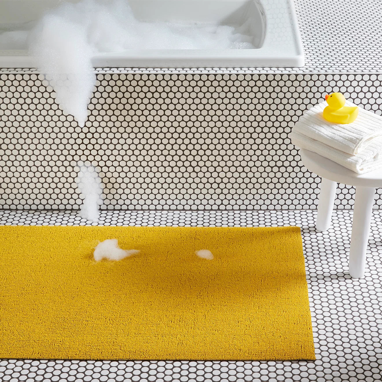 Solid Shag Mat | Canary