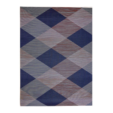 Chilewich Signal Woven Floor Mat in Twilight, durable indoor outdoor vinyl rug