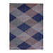Chilewich Signal Woven Floor Mat in Twilight, durable indoor outdoor vinyl rug