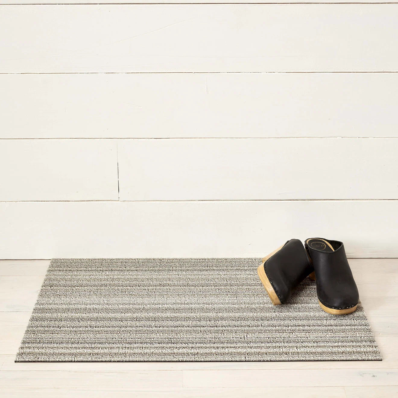 Skinny Stripe Shag Mat | Birch