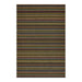 Chilewich Skinny Stripe Shag Mat | Bright Multi, durable striped indoor outdoor mat