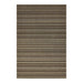 Chilewich Skinny Stripe Shag Mat in Mushroom, durable low-maintenance indoor outdoor rug