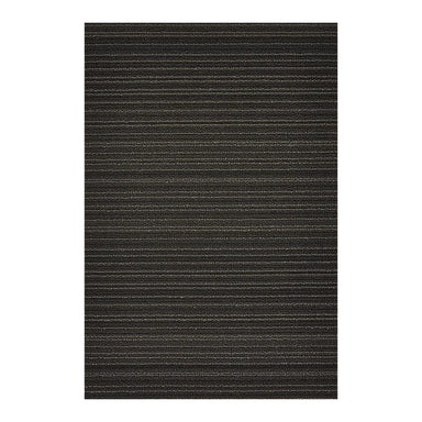 Skinny Stripe Shag Mat | Steel by Chilewich