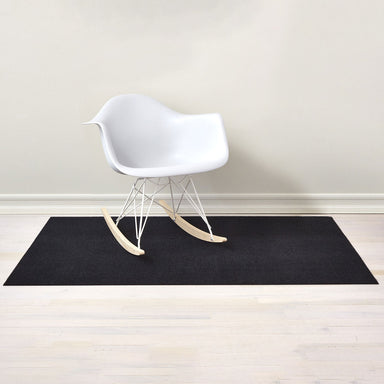 Solid Shag Mat | Black Big Mat by Chilewich
