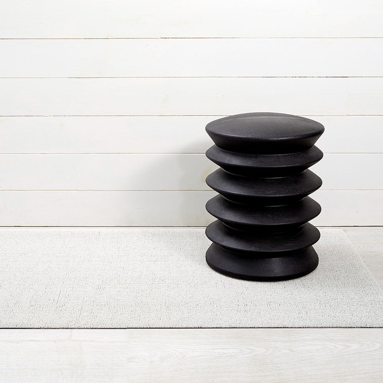 Solid Shag Mat | Snow Big Mat by Chilewich