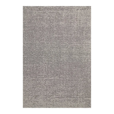 Chilewich Solid Shag Mat | Snow, tufted indoor-outdoor floor mat with textured white surface and non-skid vinyl backing