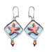 starfish with bead earrings