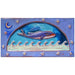 Whale clay ceramic tile