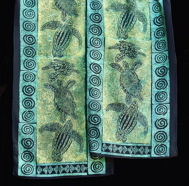Green Turtle Awe Scarf